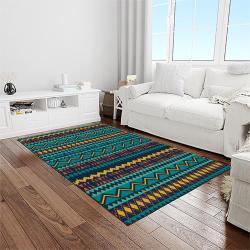 aztec southwestern geometric shape pattern carpet area rug best gift for home decor event gift light room asg53