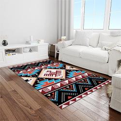 aztec southwestern geometric shape pattern carpet area rug best gift for home decor event gift light room asg62