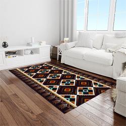 aztec southwestern geometric shape pattern carpet area rug best gift for home decor event gift light room asg71