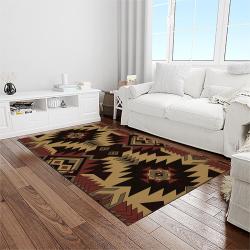 aztec southwestern geometric shape pattern carpet area rug best gift for home decor event gift light room asg99