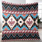 aztec southwestern geometric shape pattern quilt blanket best event gift for family and friends asq11