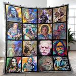 bob weir greatful dead music band quilt blanket fleece blanket amazing gift for fans room decor bw2