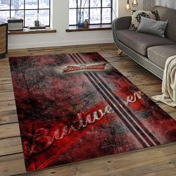 Budweiser American Style Beer Retangle Carpet Area Rug Home Decor Gift Best Present For Friends BW32