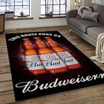 budweiser american style beer retangle carpet area rug home decor gift best present for friends dark room bw35