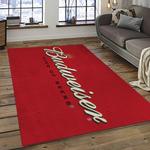 budweiser american style beer retangle carpet area rug home decor gift best present for friends dark room bw9