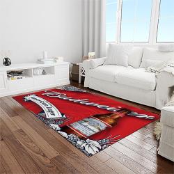 budweiser american style beer retangle carpet area rug home decor gift best present for friends light room bw26