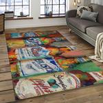 busch light style living room retangle carpet area rug home decor room decor gift for friends dark room bl11