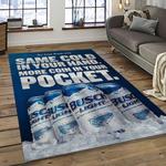 busch light style living room retangle carpet area rug home decor room decor gift for friends dark room bl8