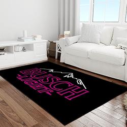 busch light style living room retangle carpet area rug home decor room decor gift for friends light room bl21