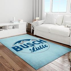 busch light style living room retangle carpet area rug home decor room decor gift for friends light room bl24