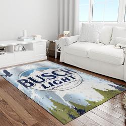 busch light style living room retangle carpet area rug home decor room decor gift for friends light room bl9