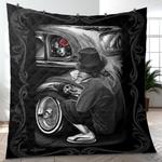 chicano cholo style culture quilt blanket best event gift for family and friends cc2