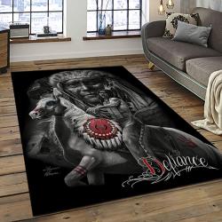 Chicano Cholo Style Living Room Retangle Carpet Area Rug Home Decor Room Decor Gift For Friends CC12