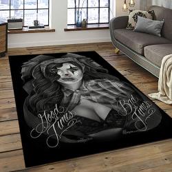 Chicano Cholo Style Living Room Retangle Carpet Area Rug Home Decor Room Decor Gift For Friends CC8