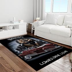 chicano cholo style living room retangle carpet area rug home decor room decor gift for friends light room cc1