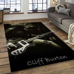 Cliff Burton Rapper Hiphop Music Retangle Carpet Area Rug Home Decor Best Gift For Fan And Friends CB30