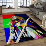 cliff burton rapper hiphop music retangle carpet area rug home decor best gift for fan and friends dark room cb7