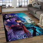 coraline fantastic film movie carpet area rug home decor halloween gift best present for friends dark room cr19