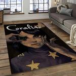 coraline fantastic film movie carpet area rug home decor halloween gift best present for friends dark room cr27