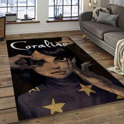 Coraline Fantastic Film Movie Carpet Area Rug Home Decor Halloween Gift Best Present For Friends CR27