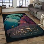 coraline fantastic film movie carpet area rug home decor halloween gift best present for friends dark room cr29