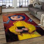 coraline fantastic film movie carpet area rug home decor halloween gift best present for friends dark room cr36