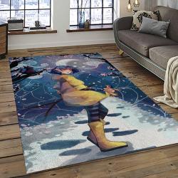 Coraline Fantastic Film Movie Carpet Area Rug Home Decor Halloween Gift Best Present For Friends CR37