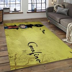 Coraline Fantastic Film Movie Carpet Area Rug Home Decor Halloween Gift Best Present For Friends CR45