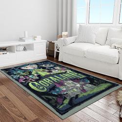 coraline fantastic film movie carpet area rug home decor halloween gift best present for friends light room cr21