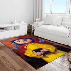 coraline fantastic film movie carpet area rug home decor halloween gift best present for friends light room cr36