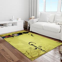coraline fantastic film movie carpet area rug home decor halloween gift best present for friends light room cr45