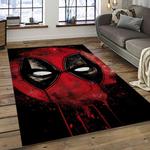 deadpool marvel movie retangle carpet area rug home decor best gift for fan and friends dark room dp11