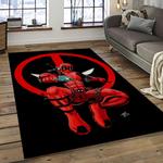 deadpool marvel movie retangle carpet area rug home decor best gift for fan and friends dark room dp12