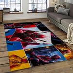 deadpool marvel movie retangle carpet area rug home decor best gift for fan and friends dark room dp13