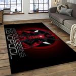 deadpool marvel movie retangle carpet area rug home decor best gift for fan and friends dark room dp14
