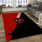 deadpool marvel movie retangle carpet area rug home decor best gift for fan and friends dark room dp16