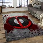 deadpool marvel movie retangle carpet area rug home decor best gift for fan and friends dark room dp19