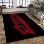 deadpool marvel movie retangle carpet area rug home decor best gift for fan and friends dark room dp22