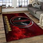 deadpool marvel movie retangle carpet area rug home decor best gift for fan and friends dark room dp26