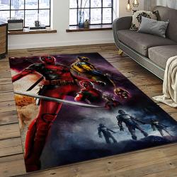 Deadpool Marvel Movie Retangle Carpet Area Rug Home Decor Best Gift For Fan And Friends DP3