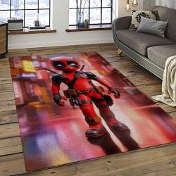 Deadpool Marvel Movie Retangle Carpet Area Rug Home Decor Best Gift For Fan And Friends DP38