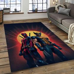 Deadpool Marvel Movie Retangle Carpet Area Rug Home Decor Best Gift For Fan And Friends DP4