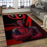 deadpool marvel movie retangle carpet area rug home decor best gift for fan and friends dark room dp43