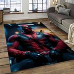 deadpool marvel movie retangle carpet area rug home decor best gift for fan and friends dark room dp48