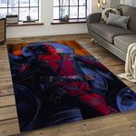 deadpool marvel movie retangle carpet area rug home decor best gift for fan and friends dark room dp53