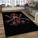 deadpool marvel movie retangle carpet area rug home decor best gift for fan and friends dark room dp55