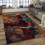 deadpool marvel movie retangle carpet area rug home decor best gift for fan and friends dark room dp57