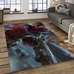 deadpool marvel movie retangle carpet area rug home decor best gift for fan and friends dark room dp60