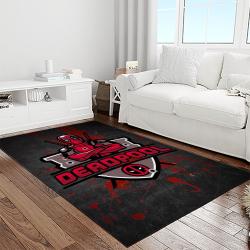 deadpool marvel movie retangle carpet area rug home decor best gift for fan and friends light room dp15