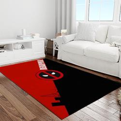 deadpool marvel movie retangle carpet area rug home decor best gift for fan and friends light room dp16